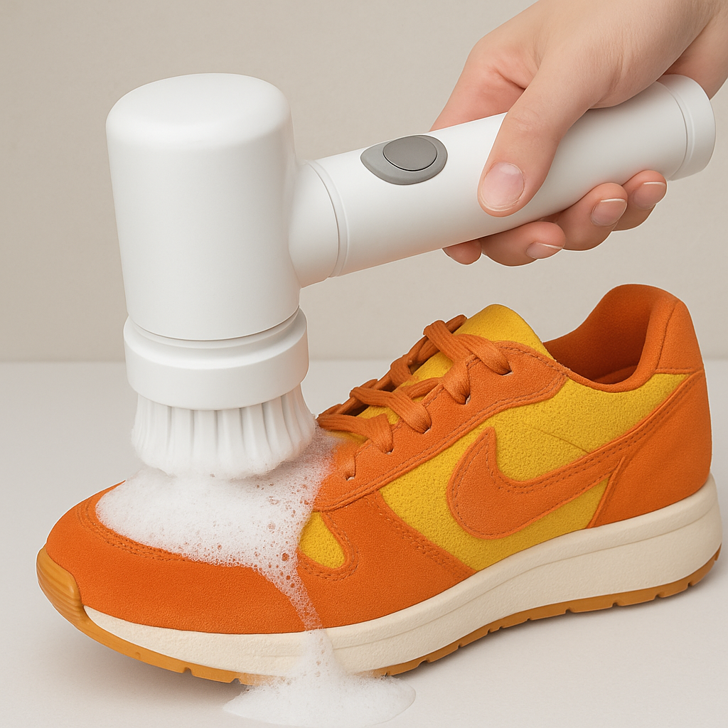 Brosse Électrique de Nettoyage pour Chaussures – Gardez vos Sneakers Impeccables !