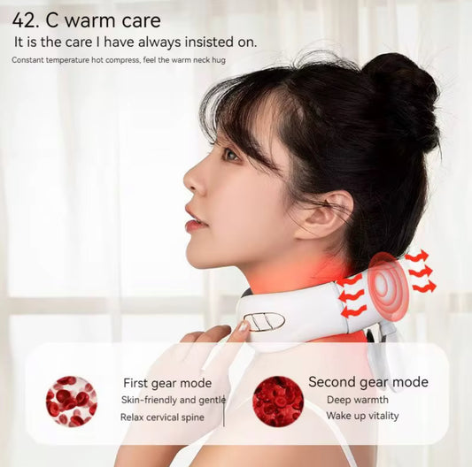 Masseur Cervical Intelligent – Chauffage & Impulsions et vibrations Électriques