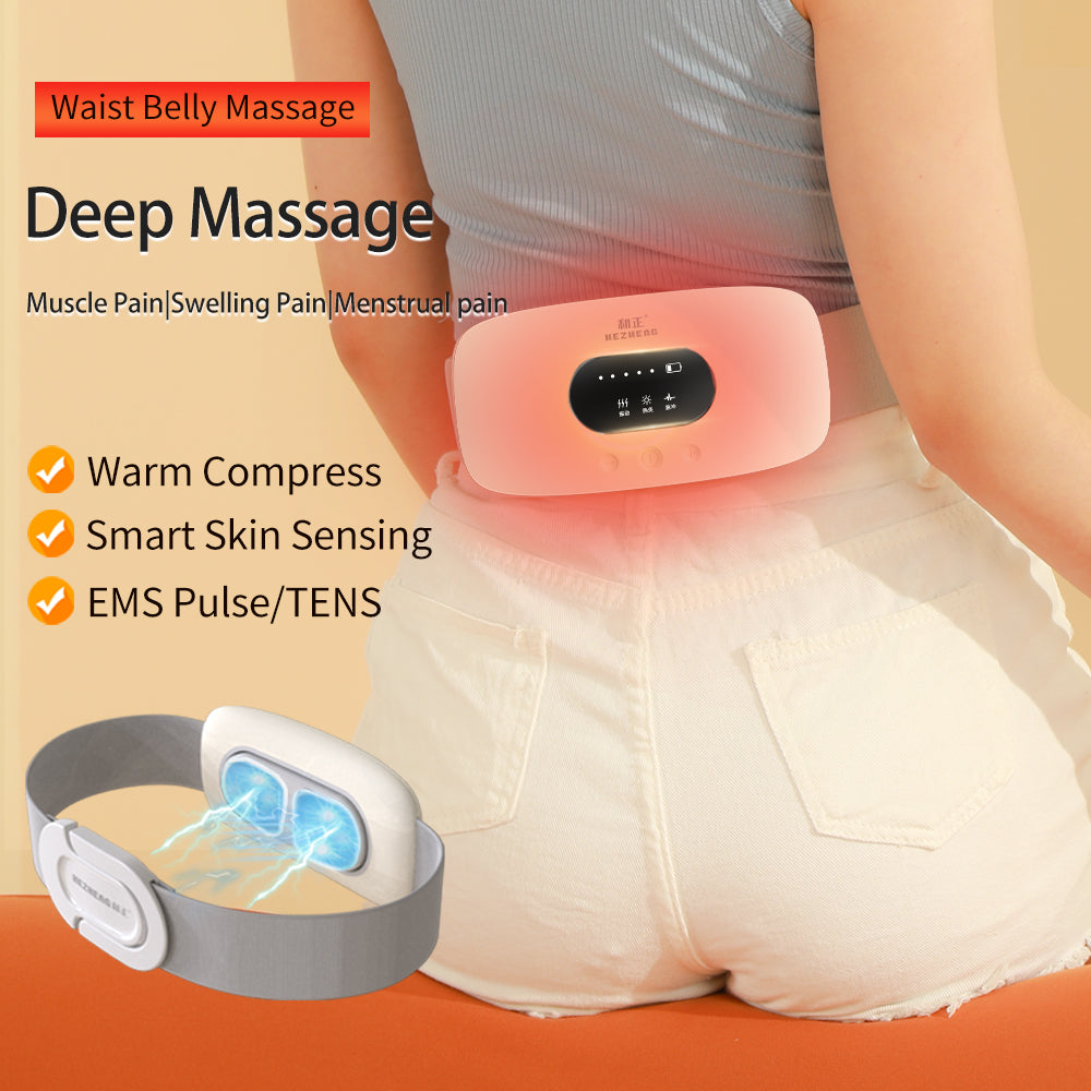 Massage 💆🏿‍♂️ Dos Ceinture Thérapeutique 4-en-1 – Soulagement Intelligent des Douleurs 🧘‍♀️